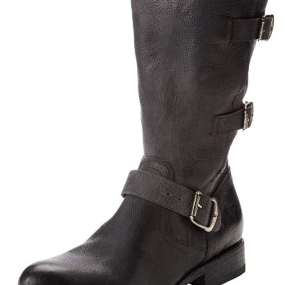 Frye Women's Black Jayden Moto Cuf